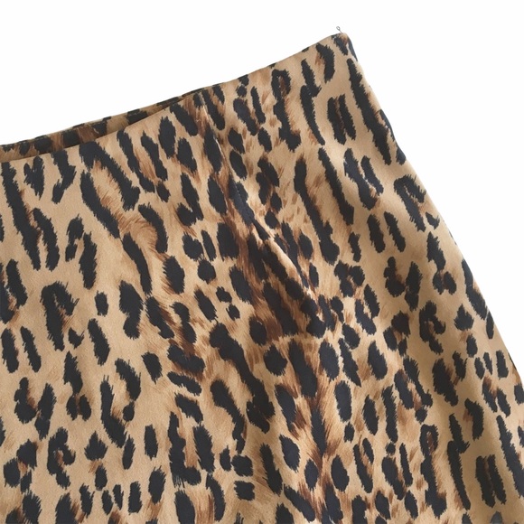 ABS Allen Schwartz ✦ Leopard Print Pencil Skirt ✦ 10P Petite ✦ - Picture 4 of 10
